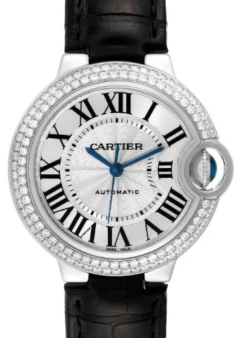 Cartier Ballon Bleu WE902067 33mm White gold Silver