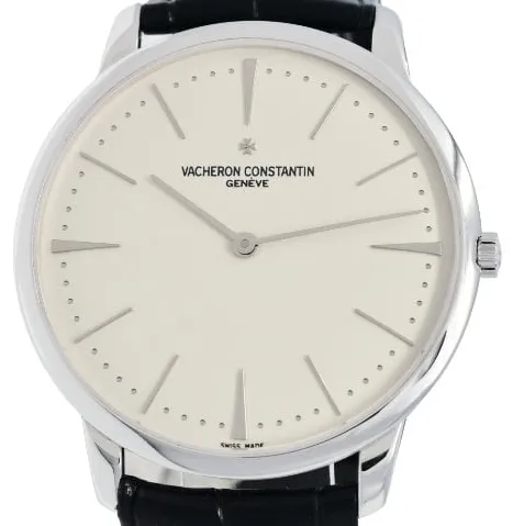 Vacheron Constantin Patrimony 81180/000G-9117 40mm White gold Silver