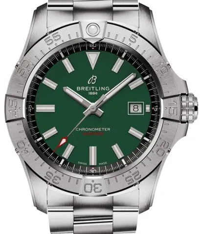 Breitling Avenger A17328101L1A1 42mm Stainless steel Green