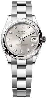 Rolex Datejust 278344RBR-0031 White gold and Stainless steel Silver set with diamonds