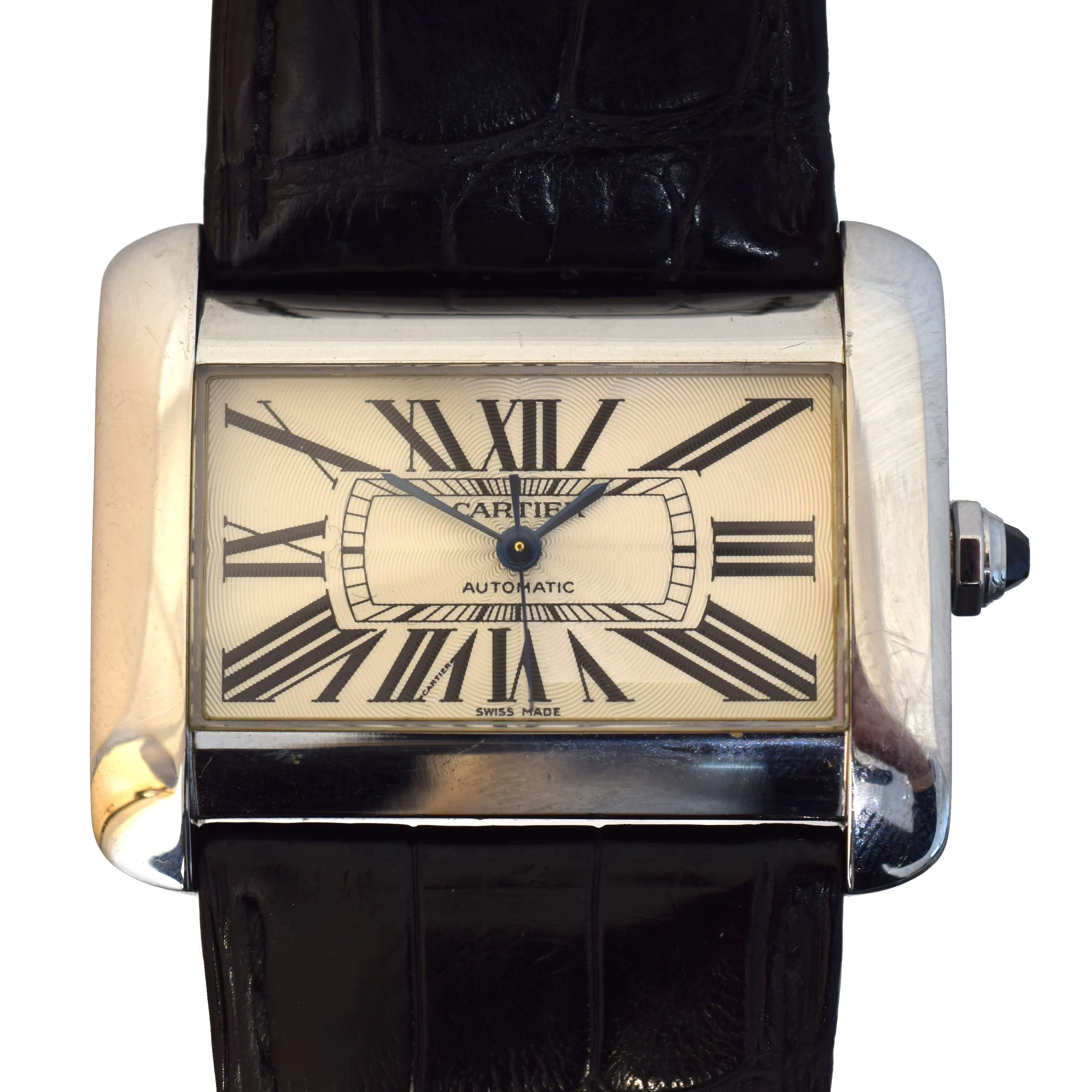 Cartier Tank Divan 2612 38mm Stainless steel Cream