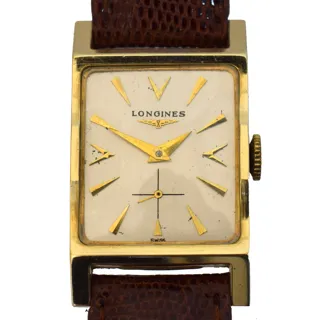 Longines-Wittnauer Yellow gold Cream