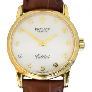 Rolex Cellini 6111 Yellow gold White