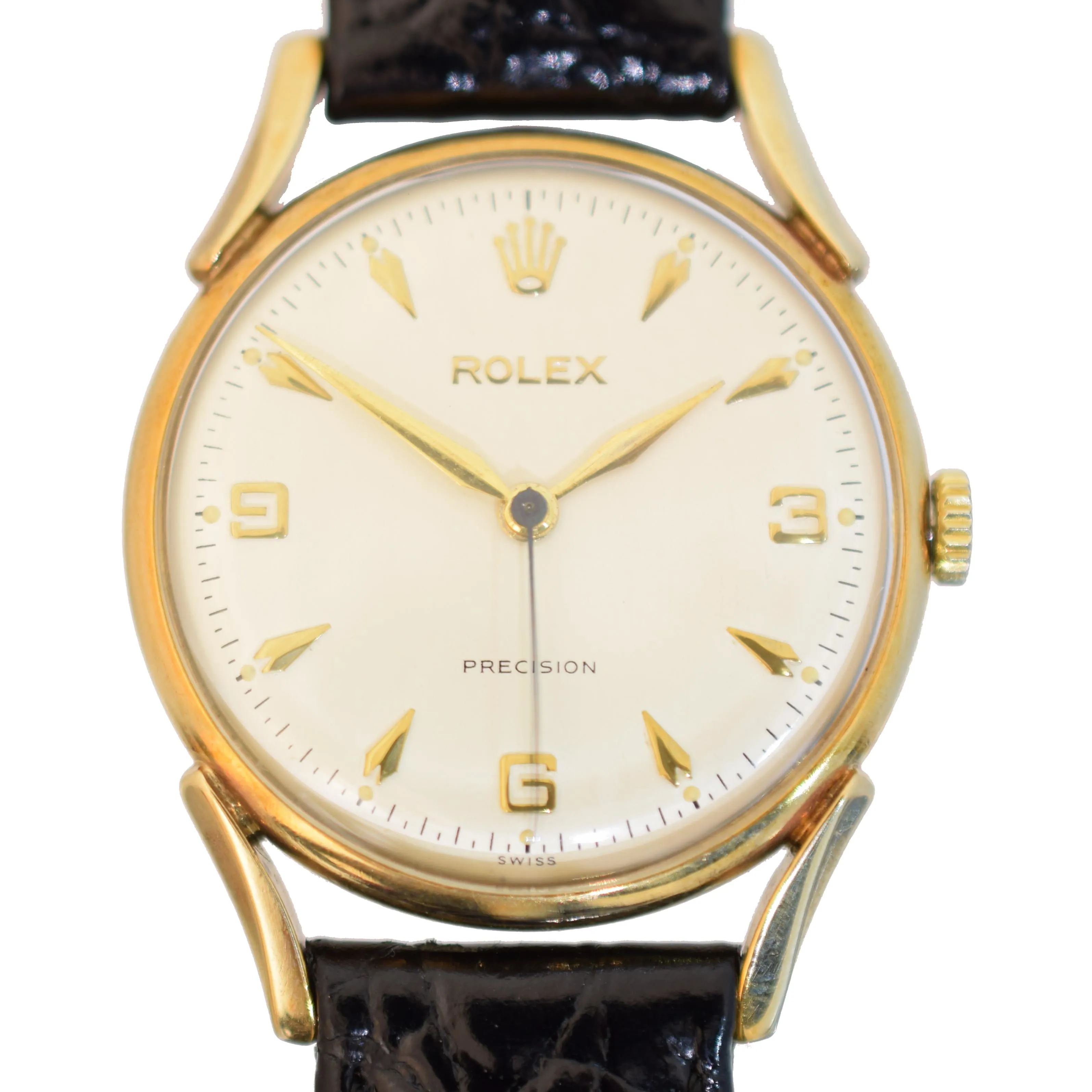 Rolex Precision 12857 31mm Yellow gold Cream