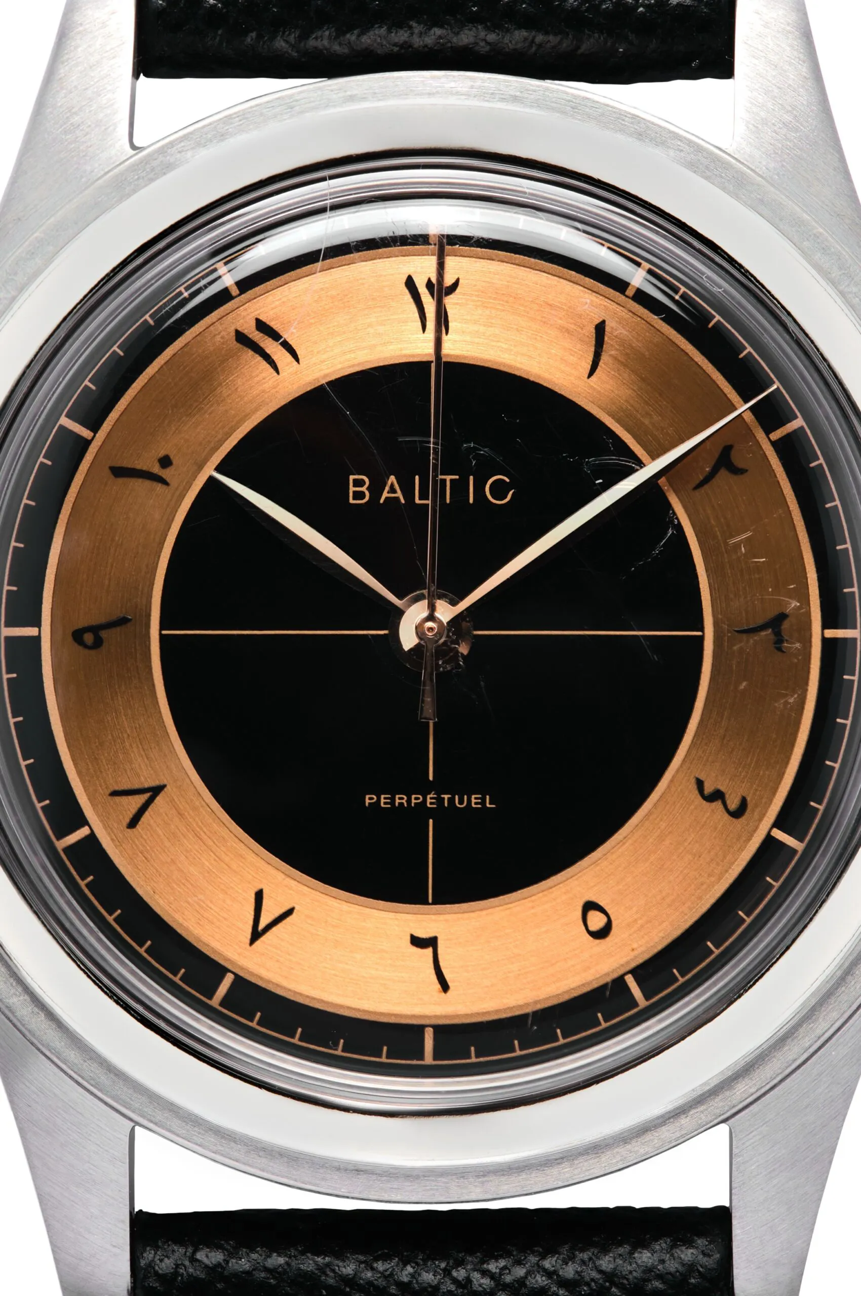 Baltic HMS 38mm Titanium and Stainless steel Black and Copper 2