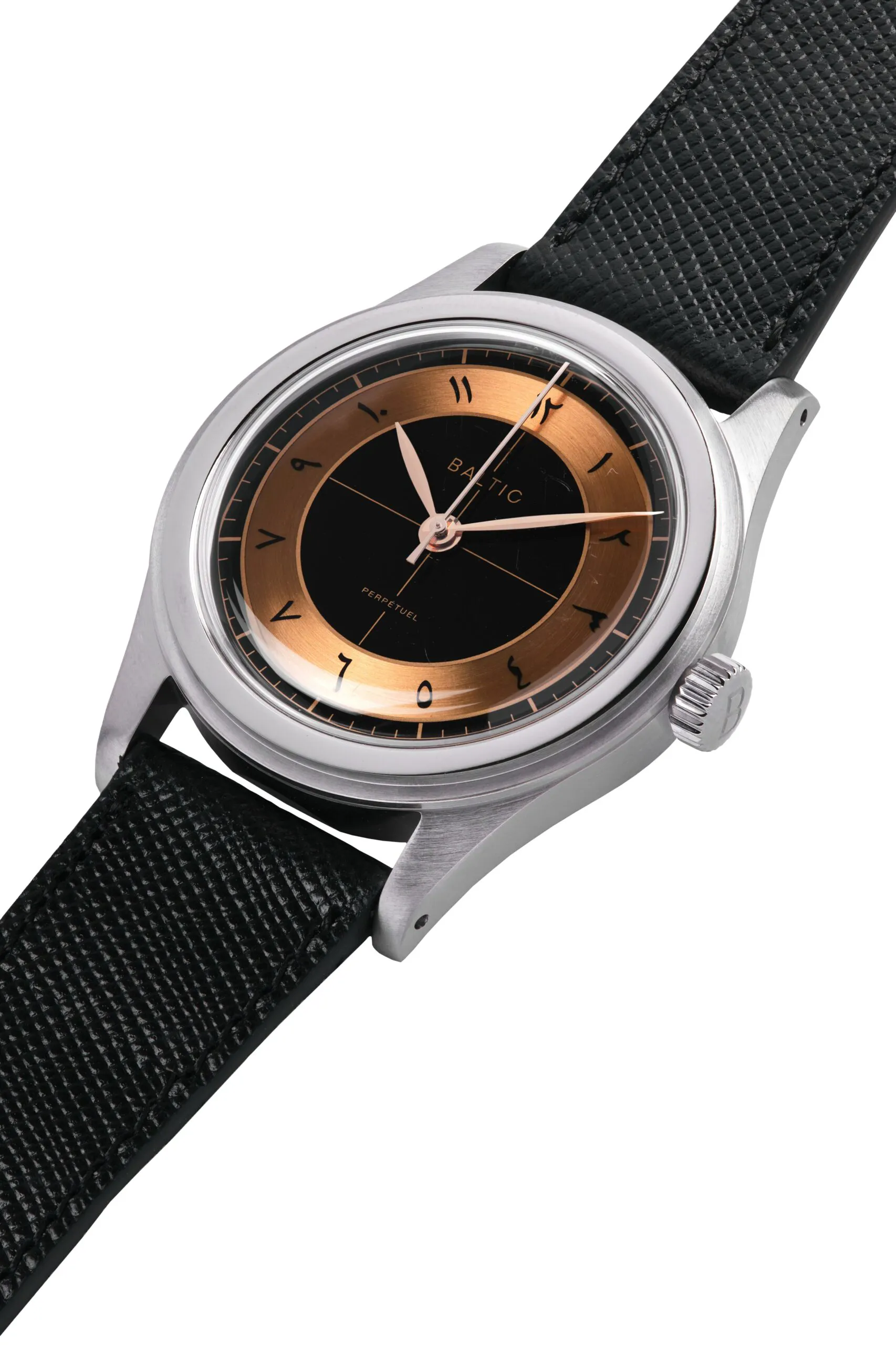 Baltic HMS 38mm Titanium and Stainless steel Black and Copper 4