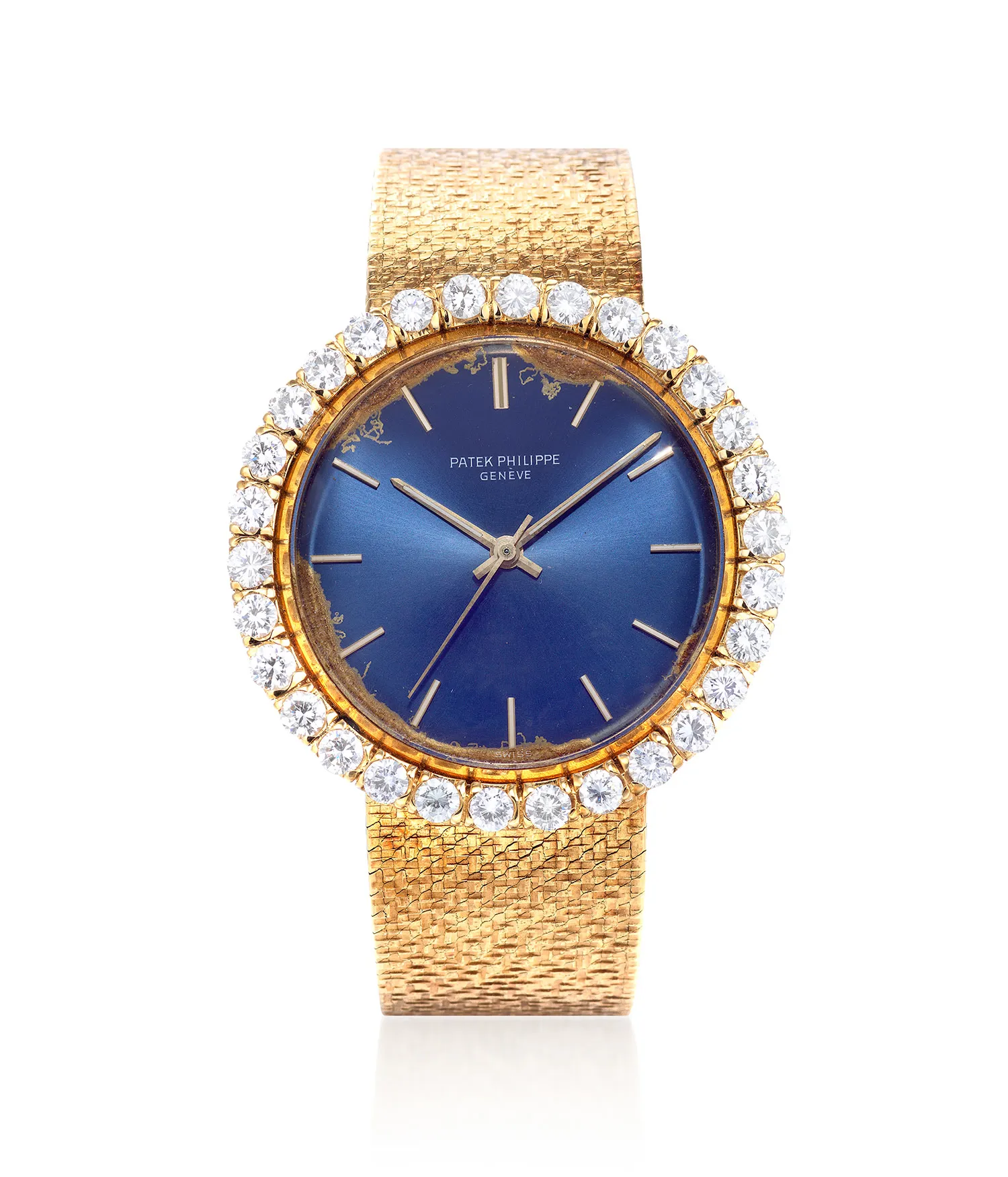 Patek Philippe Calatrava 3563/2 39mm Yellow gold and Diamond Blue