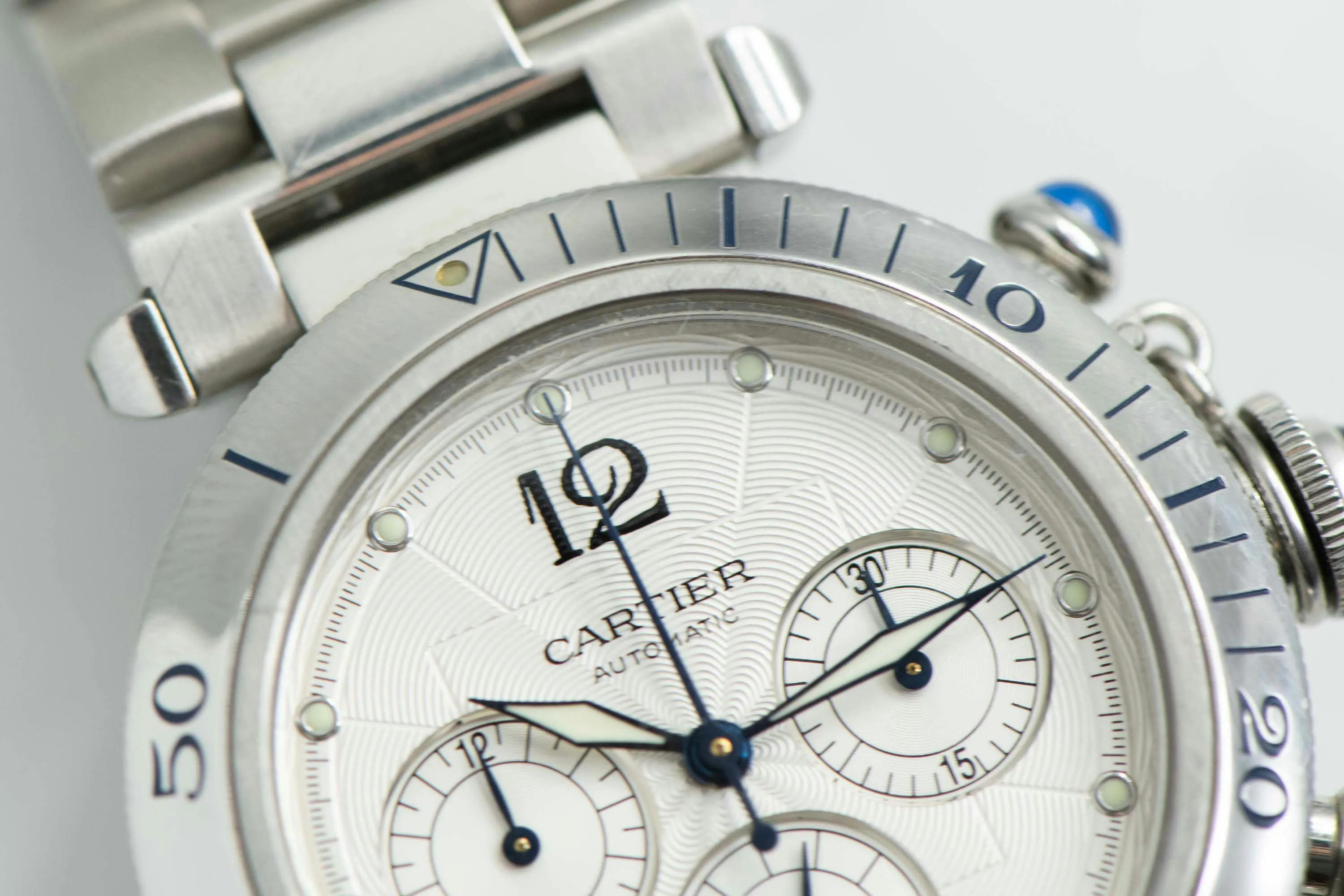 Cartier Pasha Seatimer w31030H3 38mm Stainless steel Silver 3