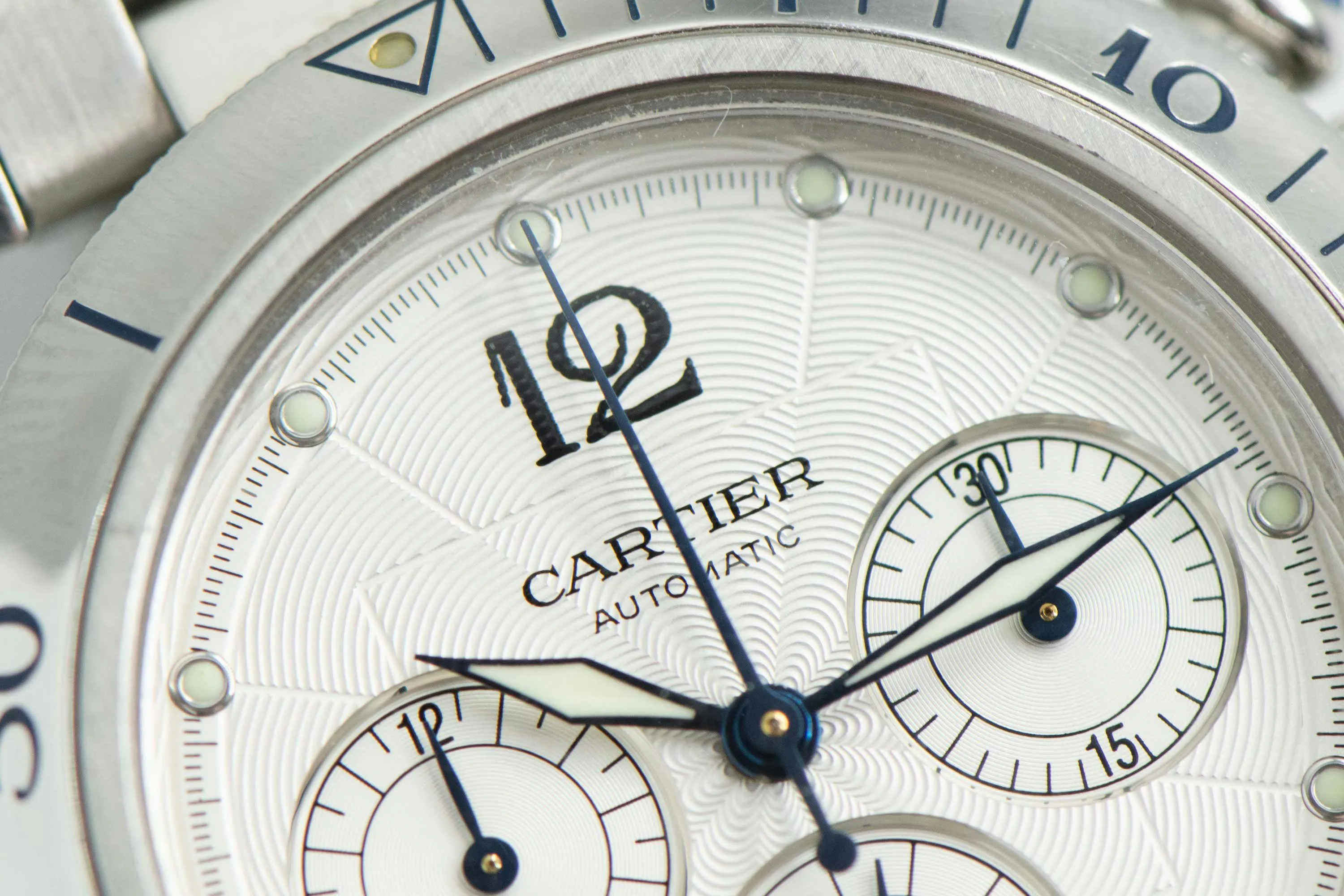 Cartier Pasha Seatimer w31030H3 38mm Stainless steel Silver 6