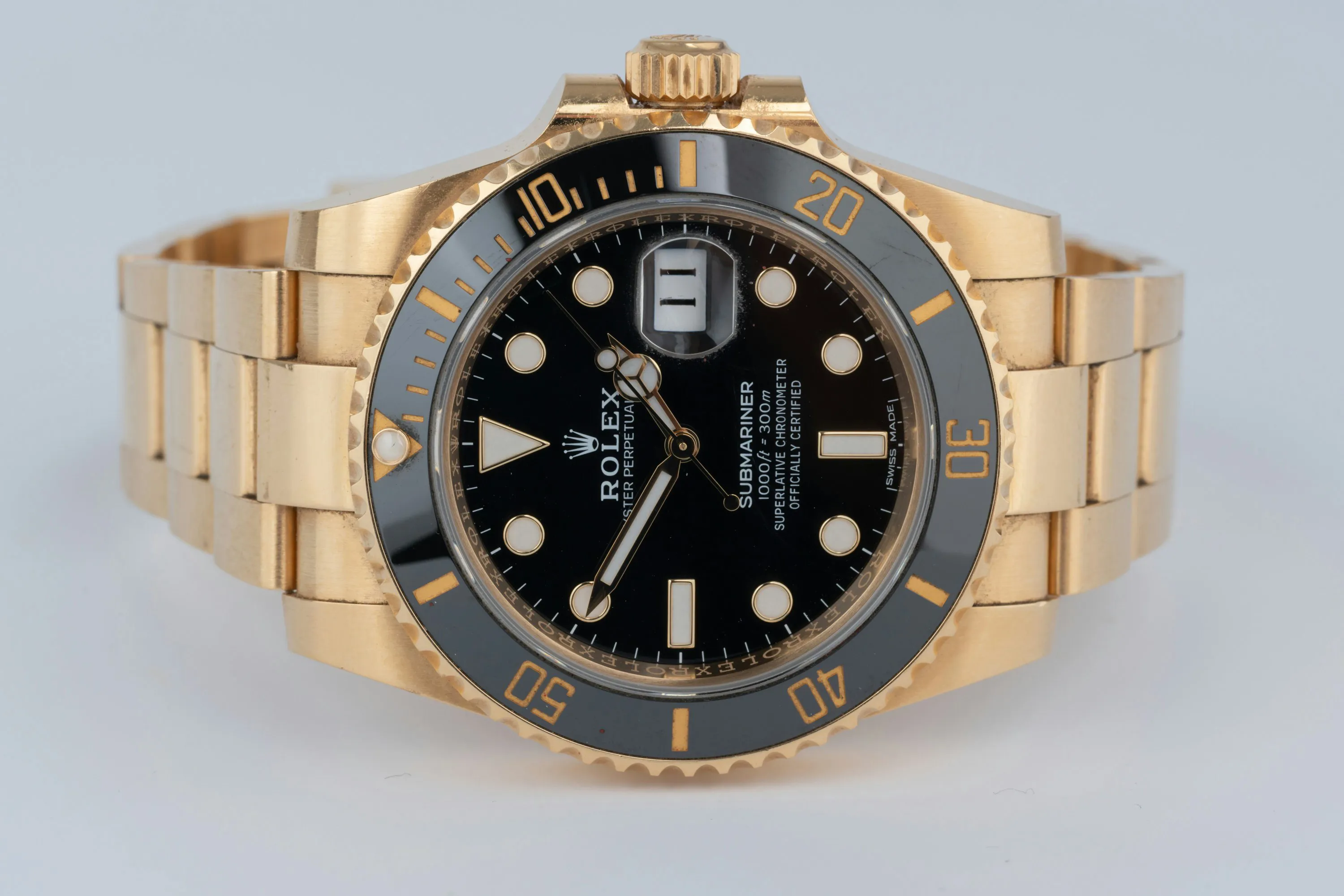 Rolex Submariner 116618LN 40mm Yellow gold Black 1