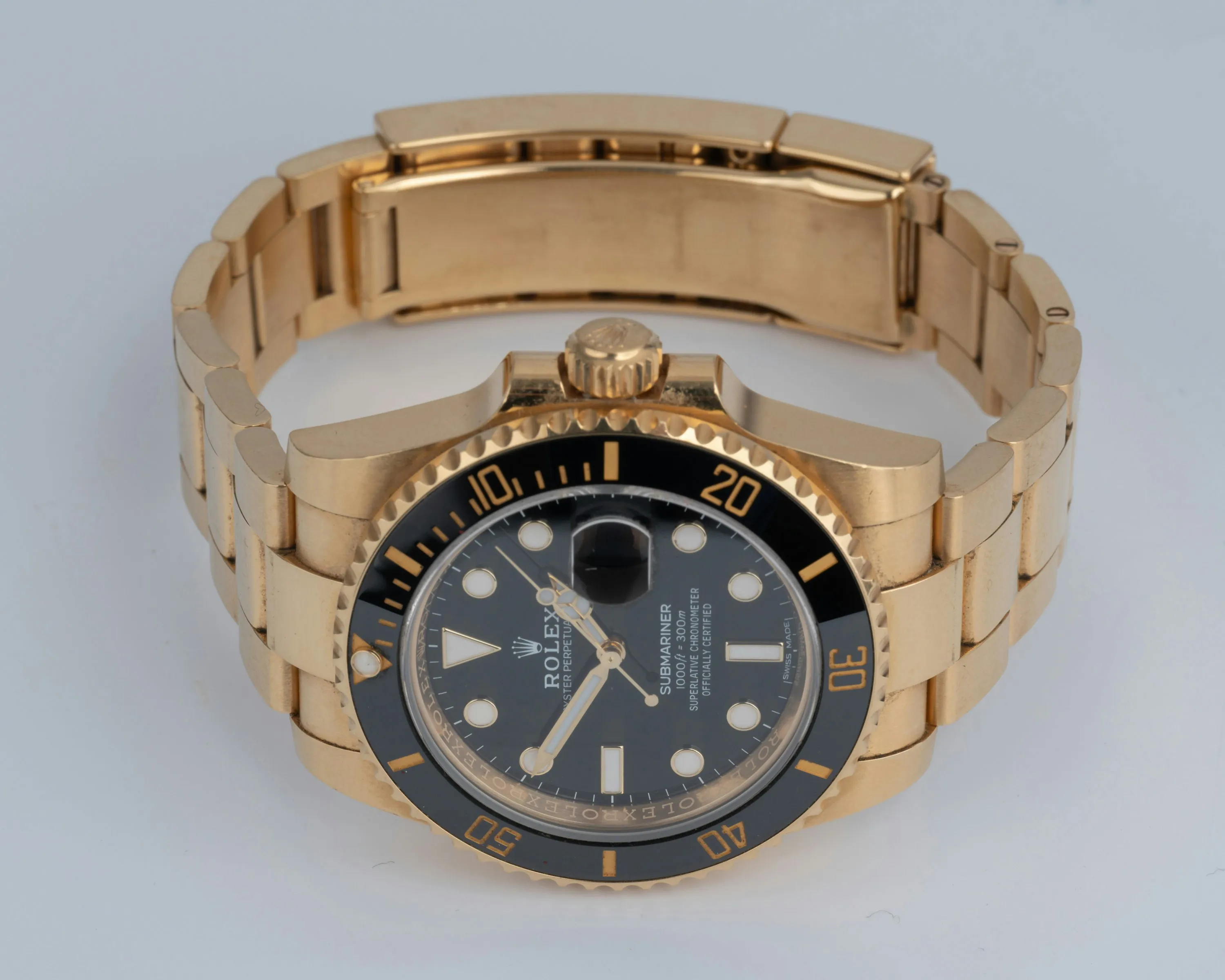 Rolex Submariner 116618LN 40mm Yellow gold Black 2