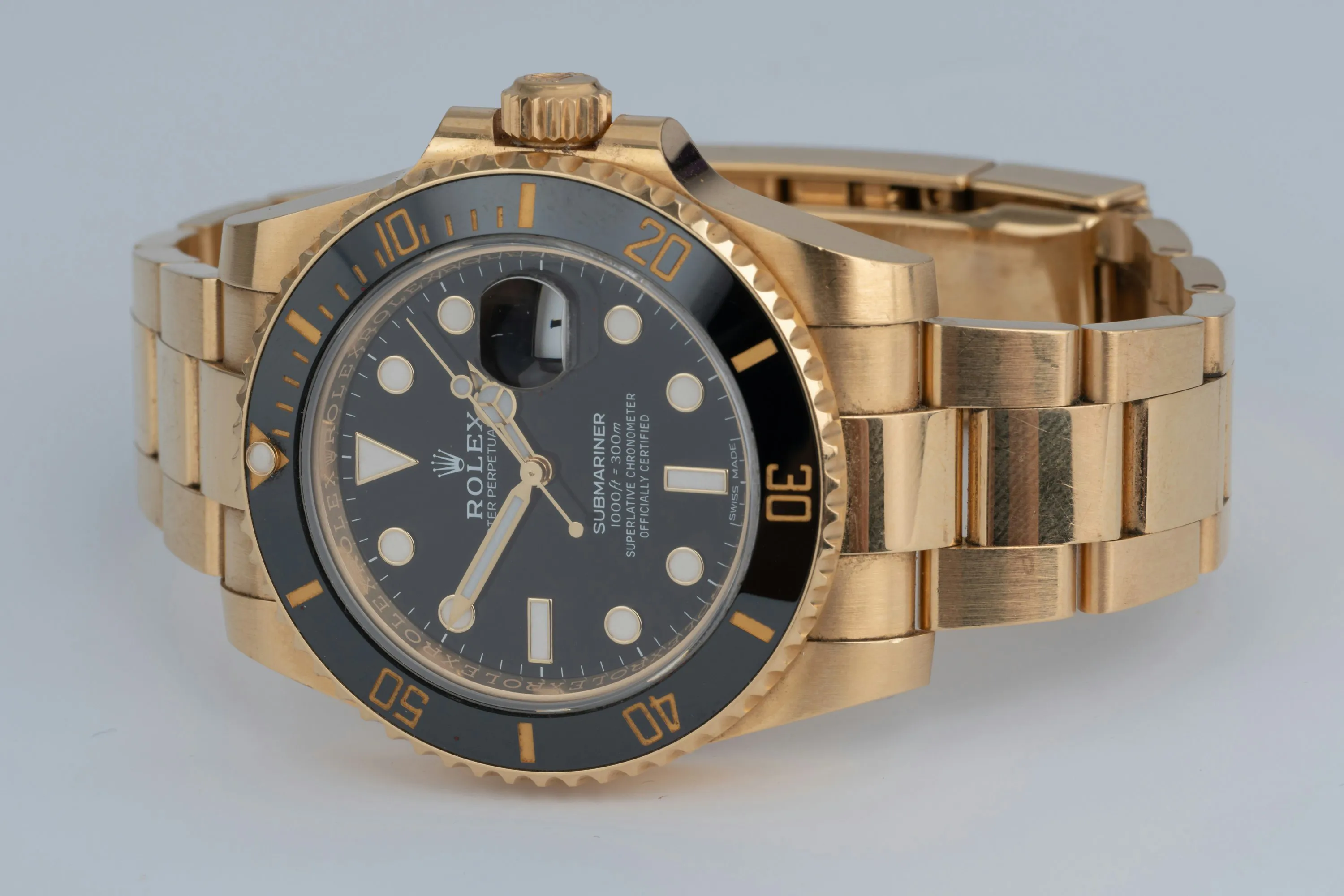 Rolex Submariner 116618LN 40mm Yellow gold Black 5