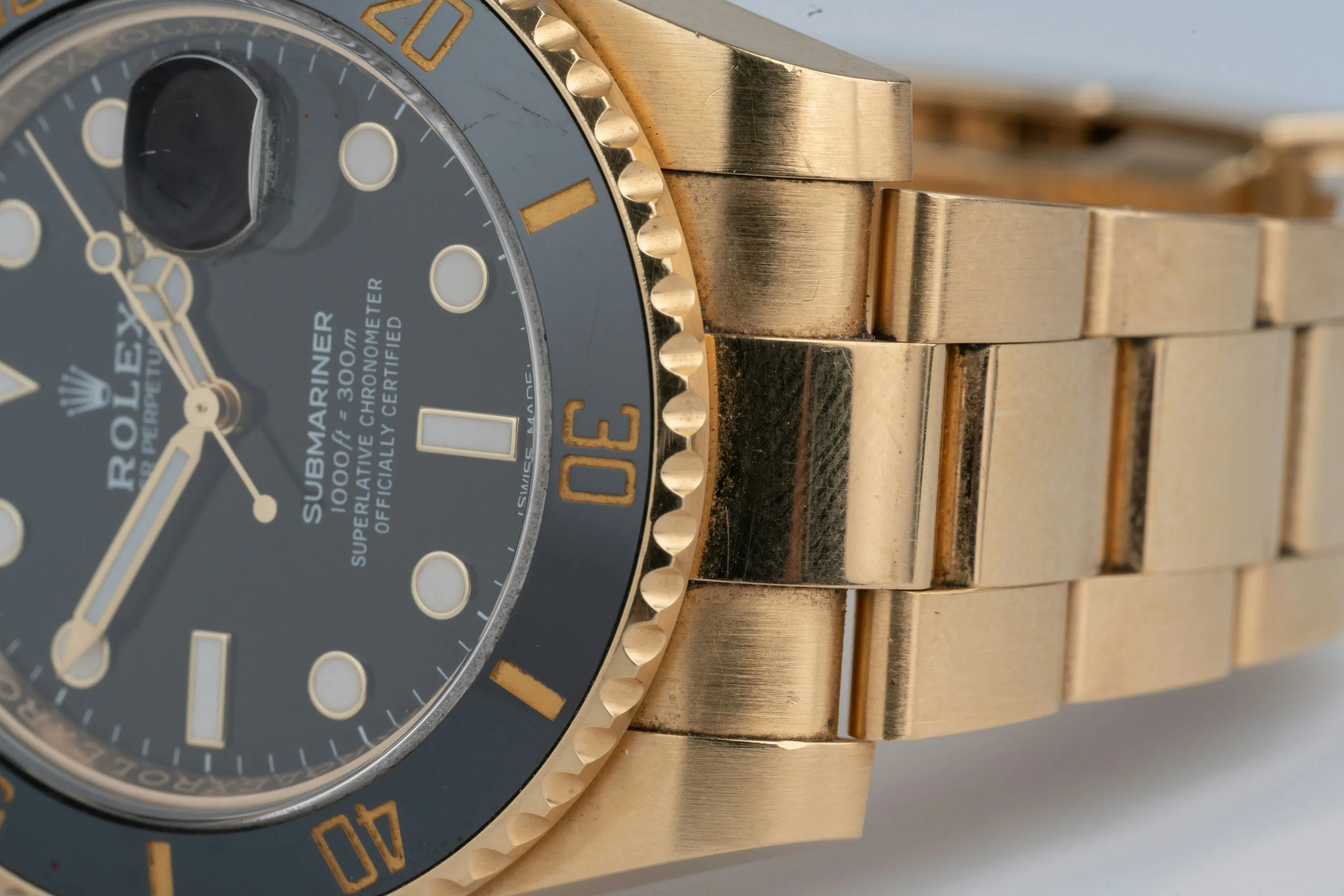 Rolex Submariner 116618LN 40mm Yellow gold Black 7