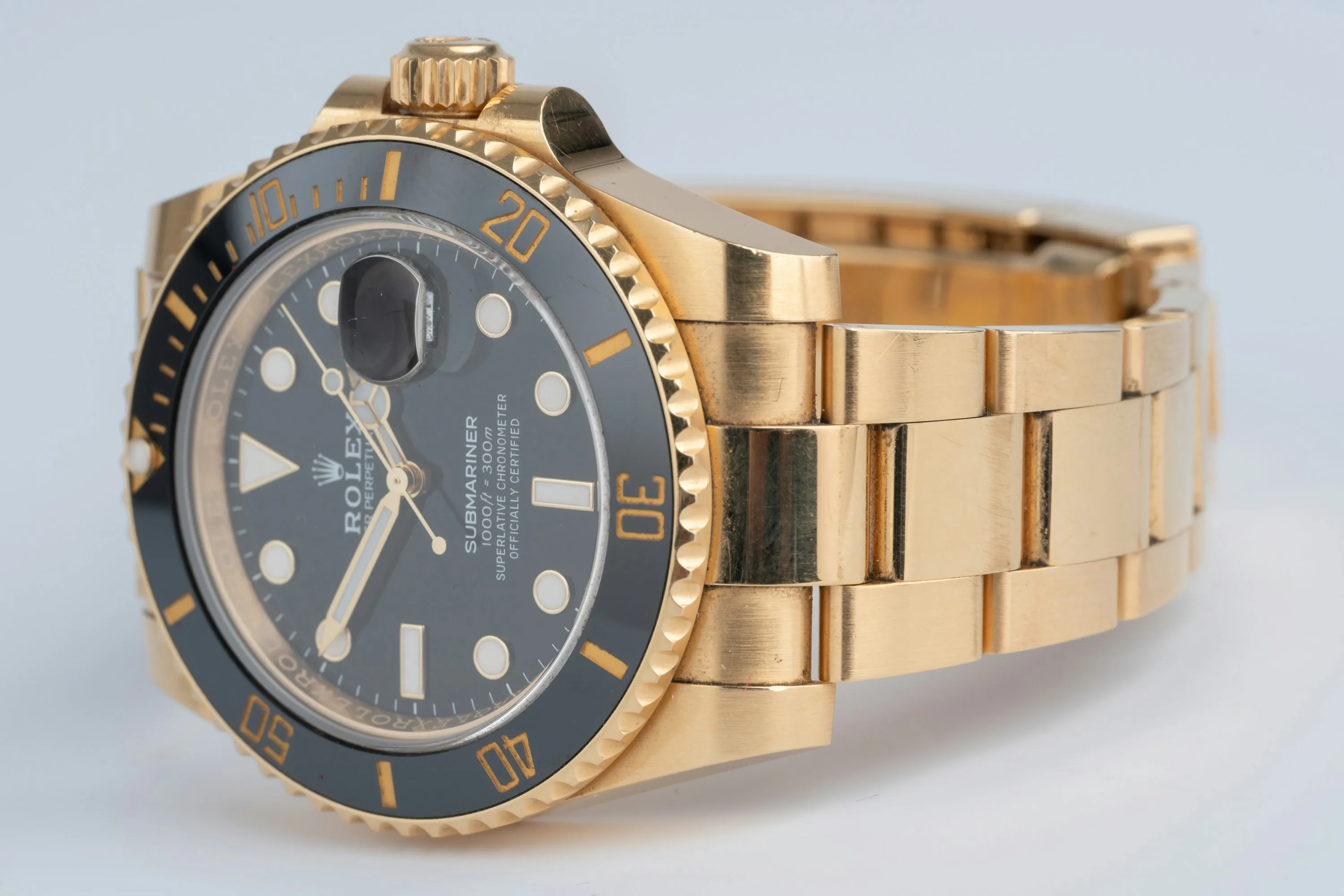 Rolex Submariner 116618LN 40mm Yellow gold Black 8