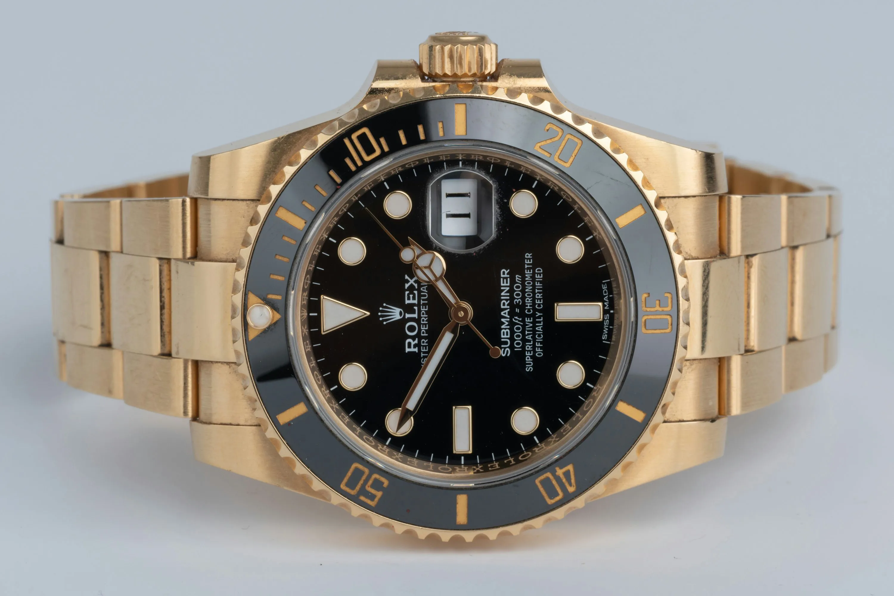 Rolex Submariner 116618LN 40mm Yellow gold Black 11