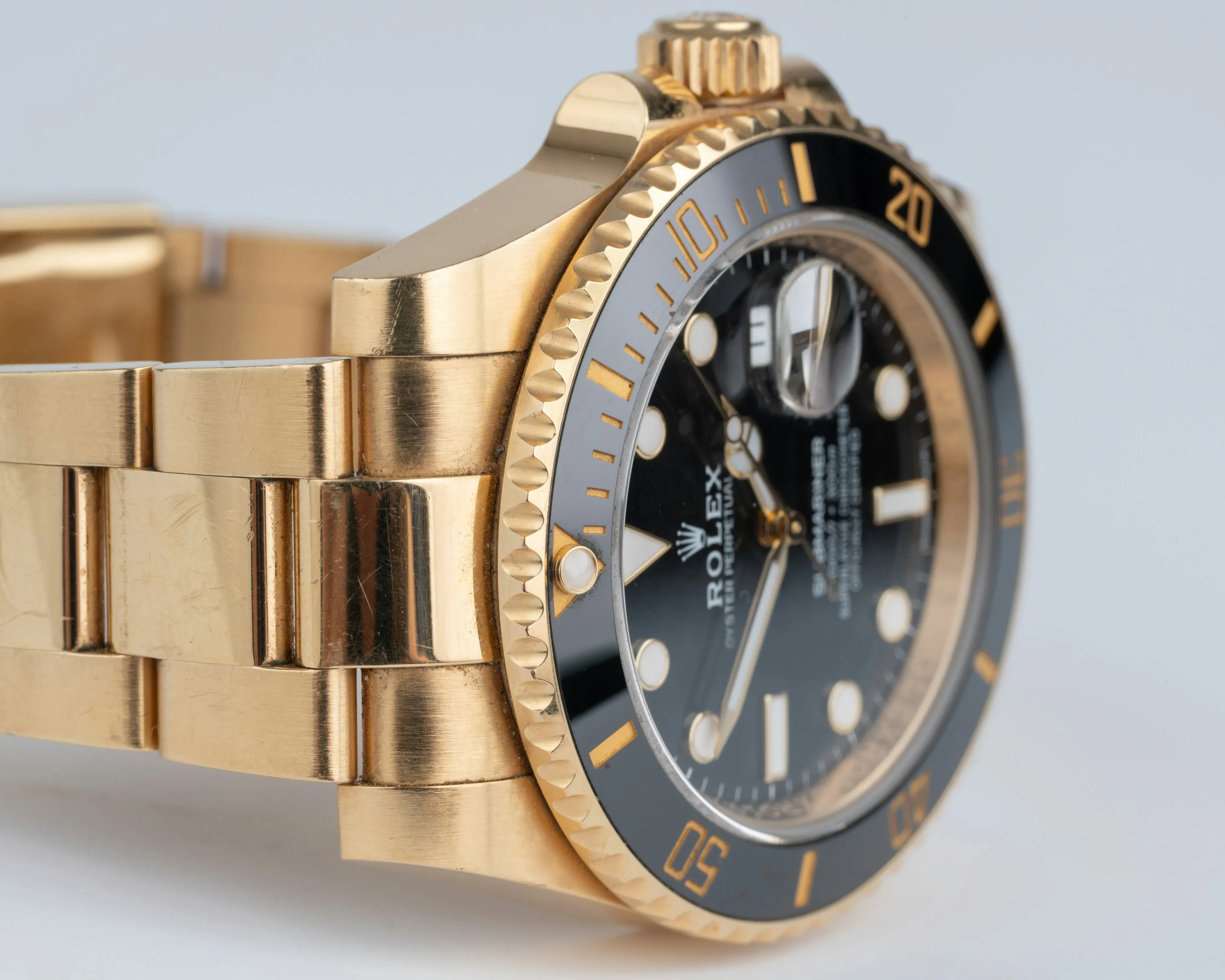 Rolex Submariner 116618LN 40mm Yellow gold Black 13