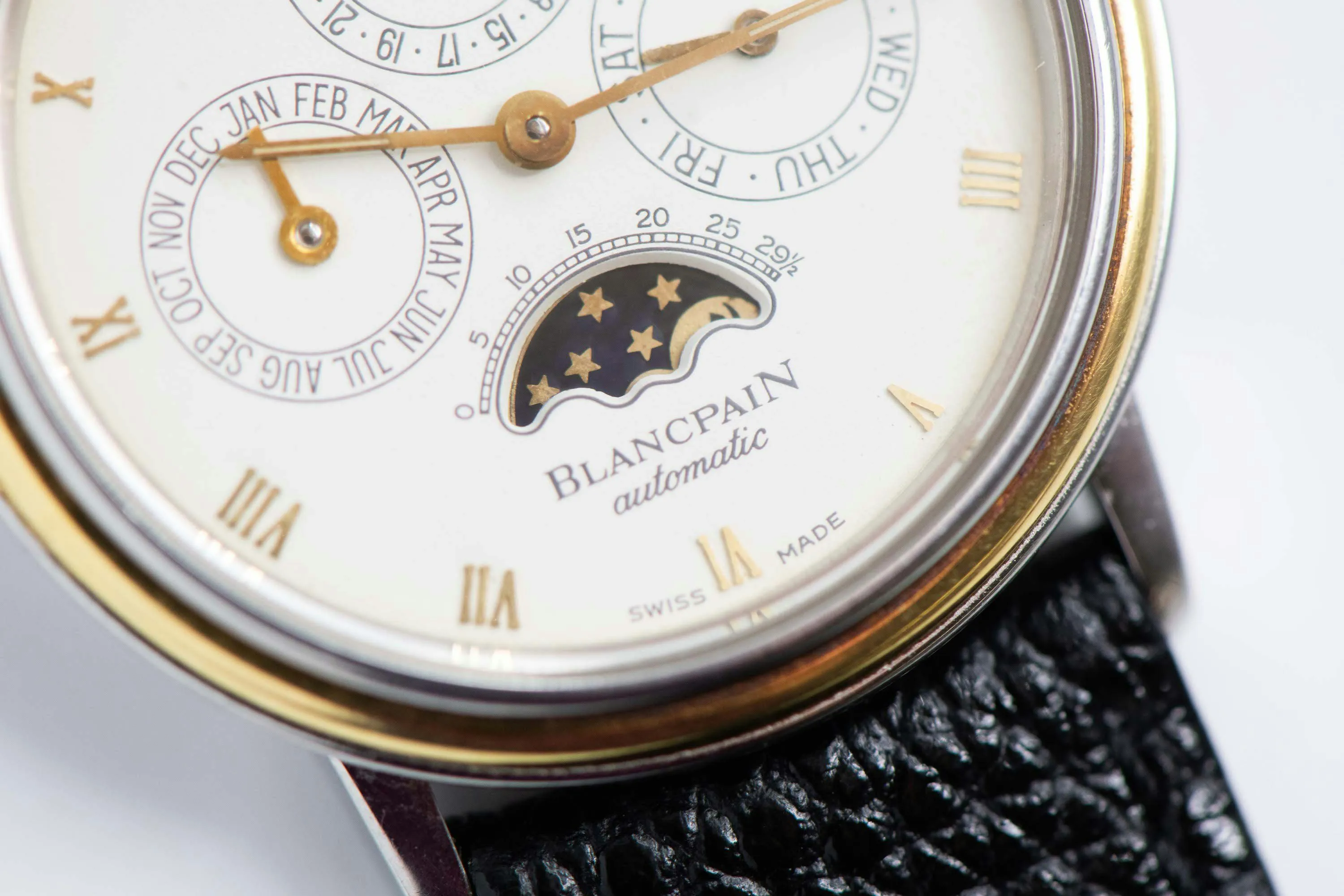 Blancpain Villeret 5395 34mm Yellow gold and Stainless steel White 2