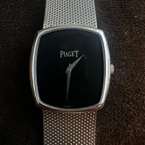 Piaget Emperador 9741 24mm White gold Black