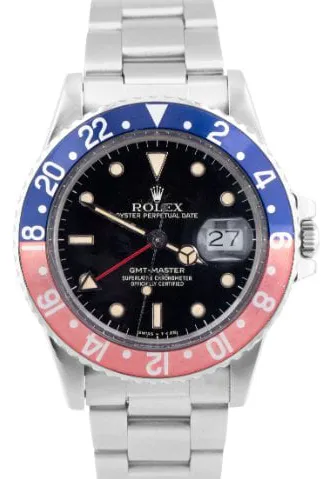 Rolex GMT-Master 16750 40mm Stainless steel Black