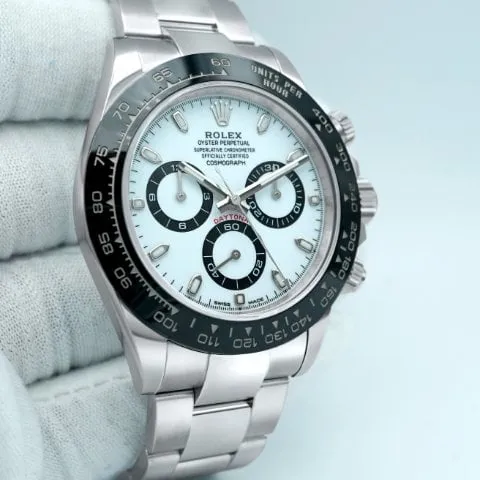 Rolex Daytona 116500LN 40mm Stainless steel White