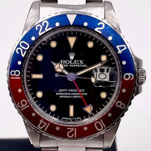 Rolex GMT-Master 16750 40mm Stainless steel Black