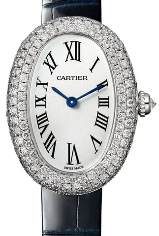 Cartier Baignoire WJBA0015 32mm White gold Silver