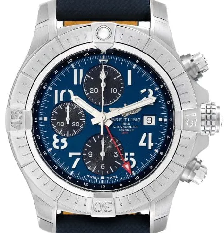 Breitling Avenger A24315101C1X2 45mm Stainless steel Blue