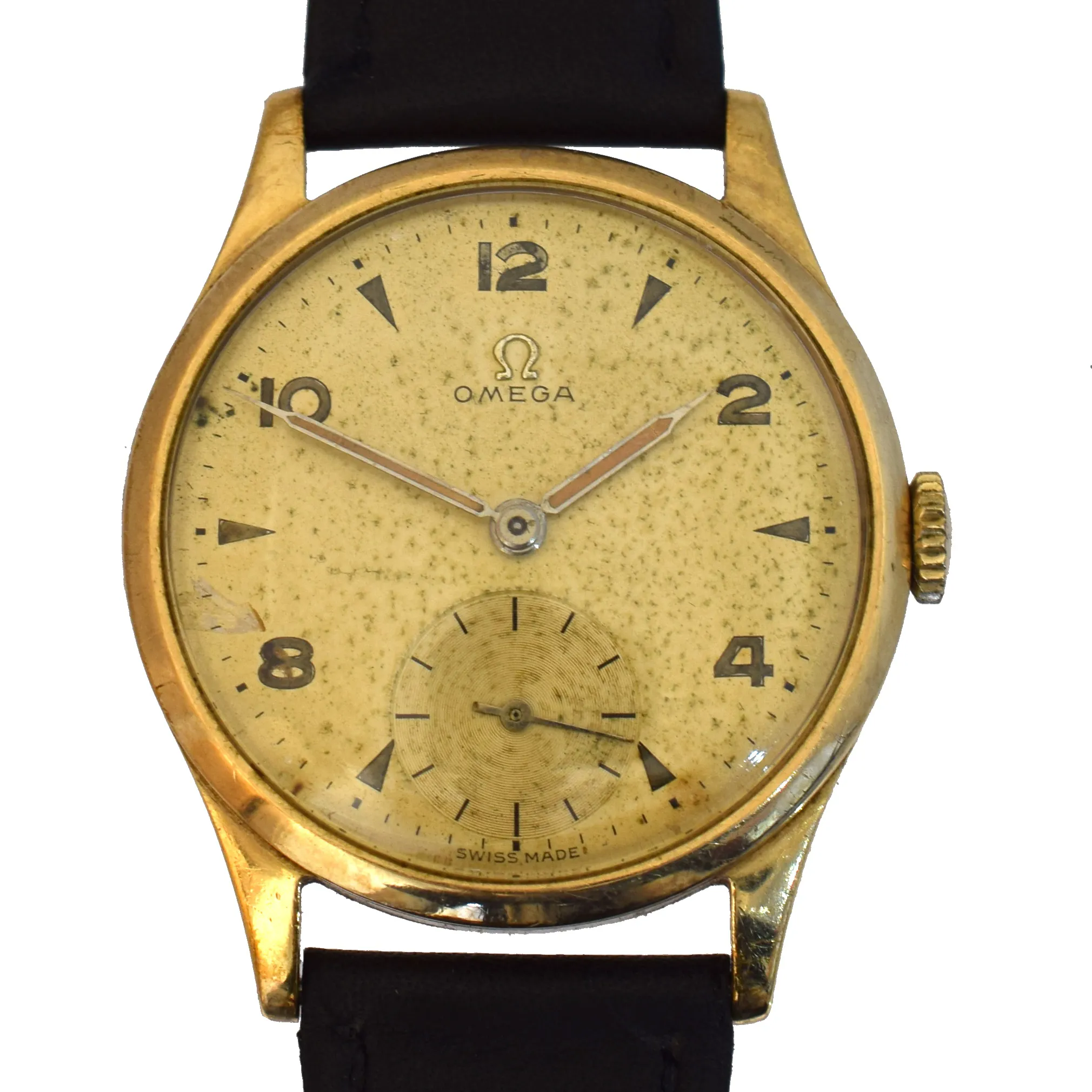 Omega 13322 33mm Yellow gold Champagne