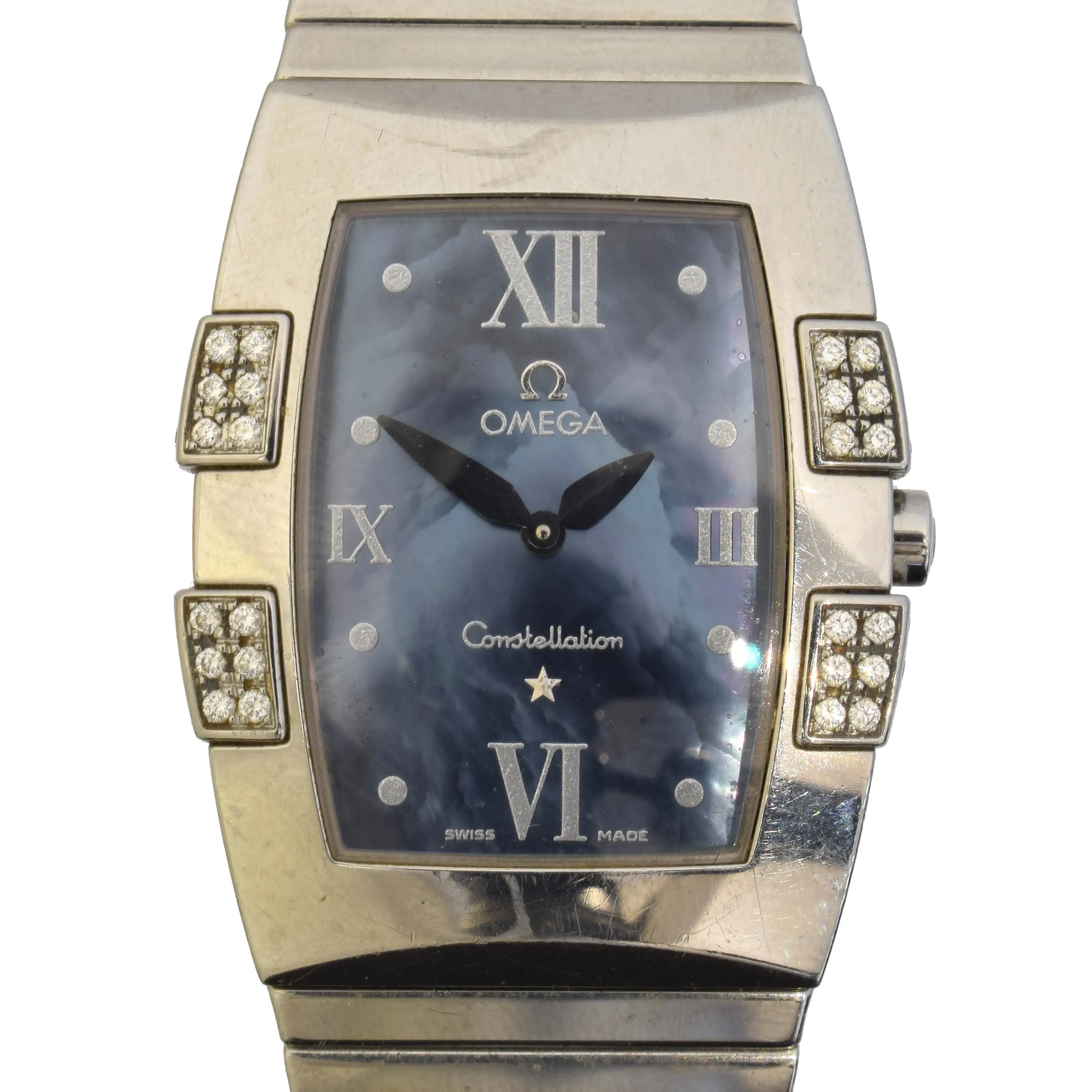 Omega Constellation Quadrella 29mm Stainless steel Mother-of-pearl