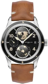 Montblanc 1858 Geosphere 119286 Ceramic and Stainless steel Black