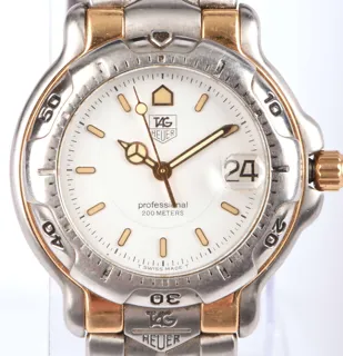 TAG Heuer 6000 WH1251 Yellow gold and Stainless steel White