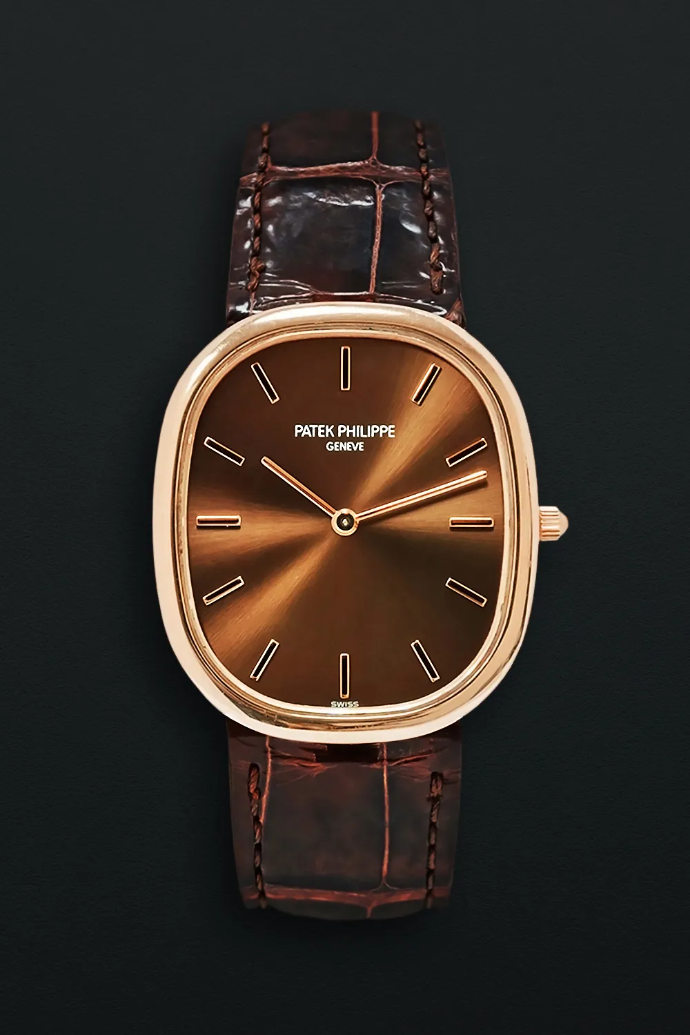 Patek Philippe Ellipse 3738/100R-001 31mm Rose gold Brown