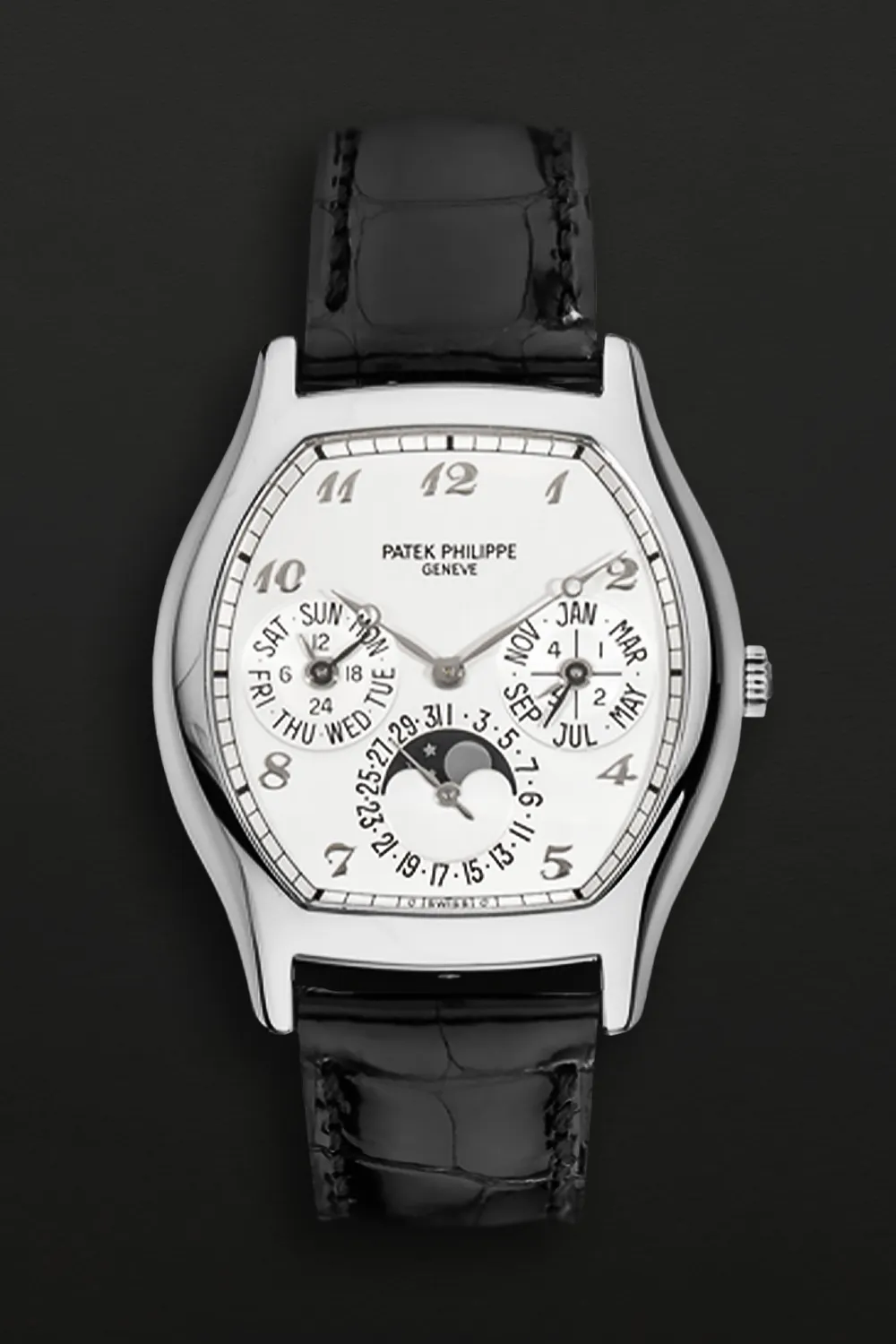 Patek Philippe Perpetual Calendar 5040G 35.5mm White gold Silver