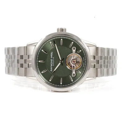 Raymond Weil Freelancer 2780-ST-52001 42mm Stainless steel Green 1