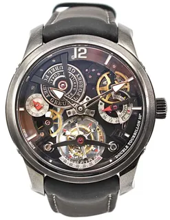 Greubel Forsey Technique 30 Degree Double black PVD Skeletonized