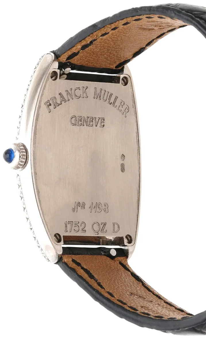 Franck Muller Curvex 1752 QZ D 25mm White gold Silver 3