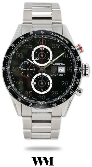 TAG Heuer Carrera CAR2A10 43mm Stainless steel Black