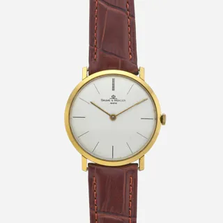 Baume & Mercier Classima Yellow gold Silver