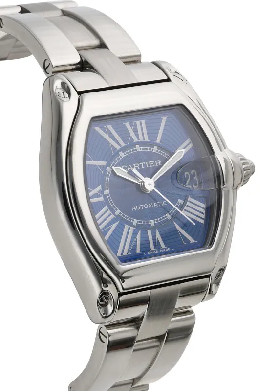 Cartier Roadster W62048V3 38.5mm Stainless steel Blue 1