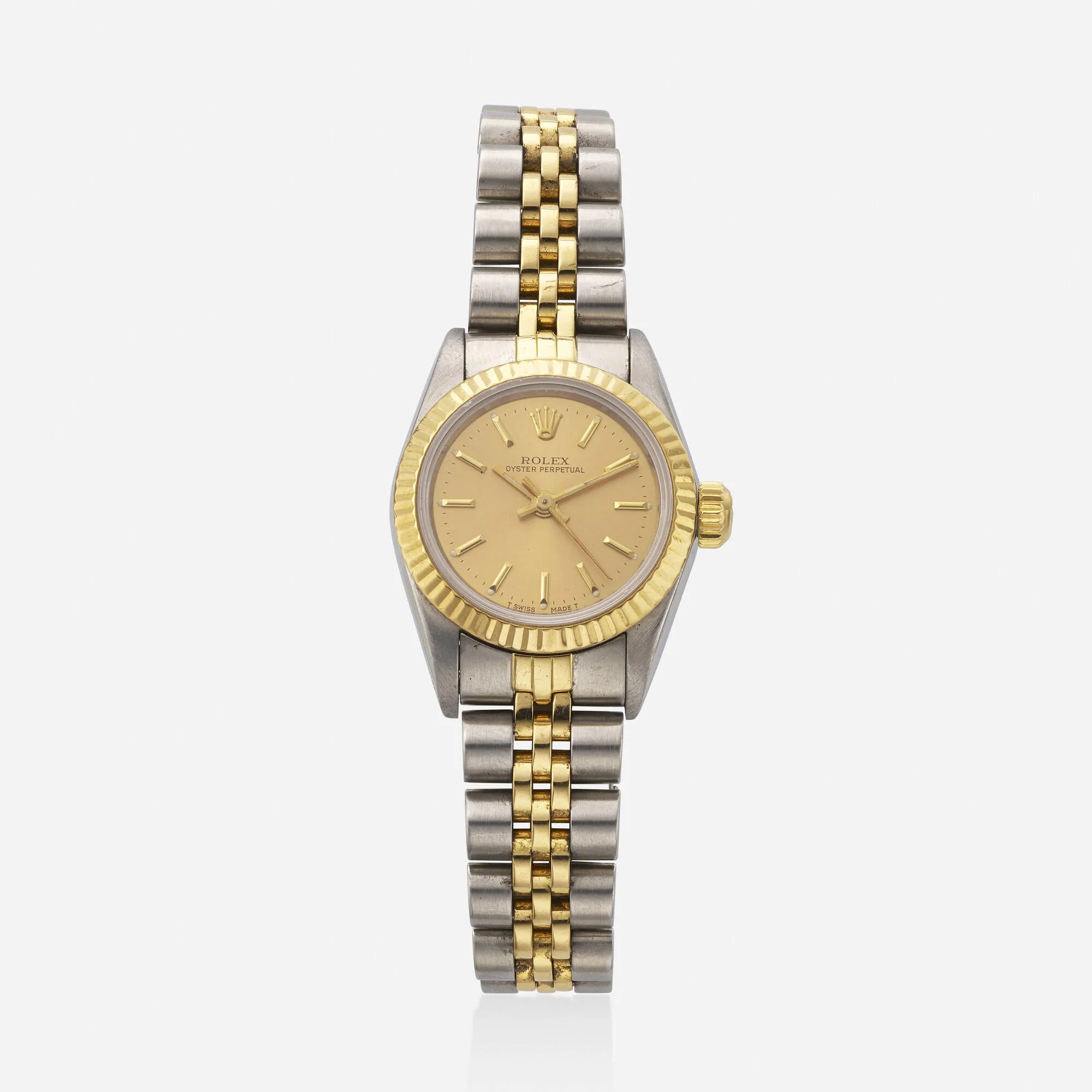 Rolex Oyster Perpetual 67193 26mm Yellow gold and Stainless steel Gold