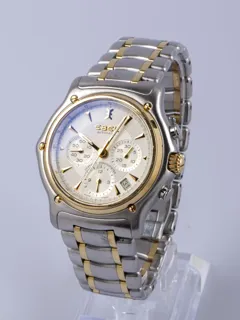 Ebel Stainless steel and Gold-plated Silver