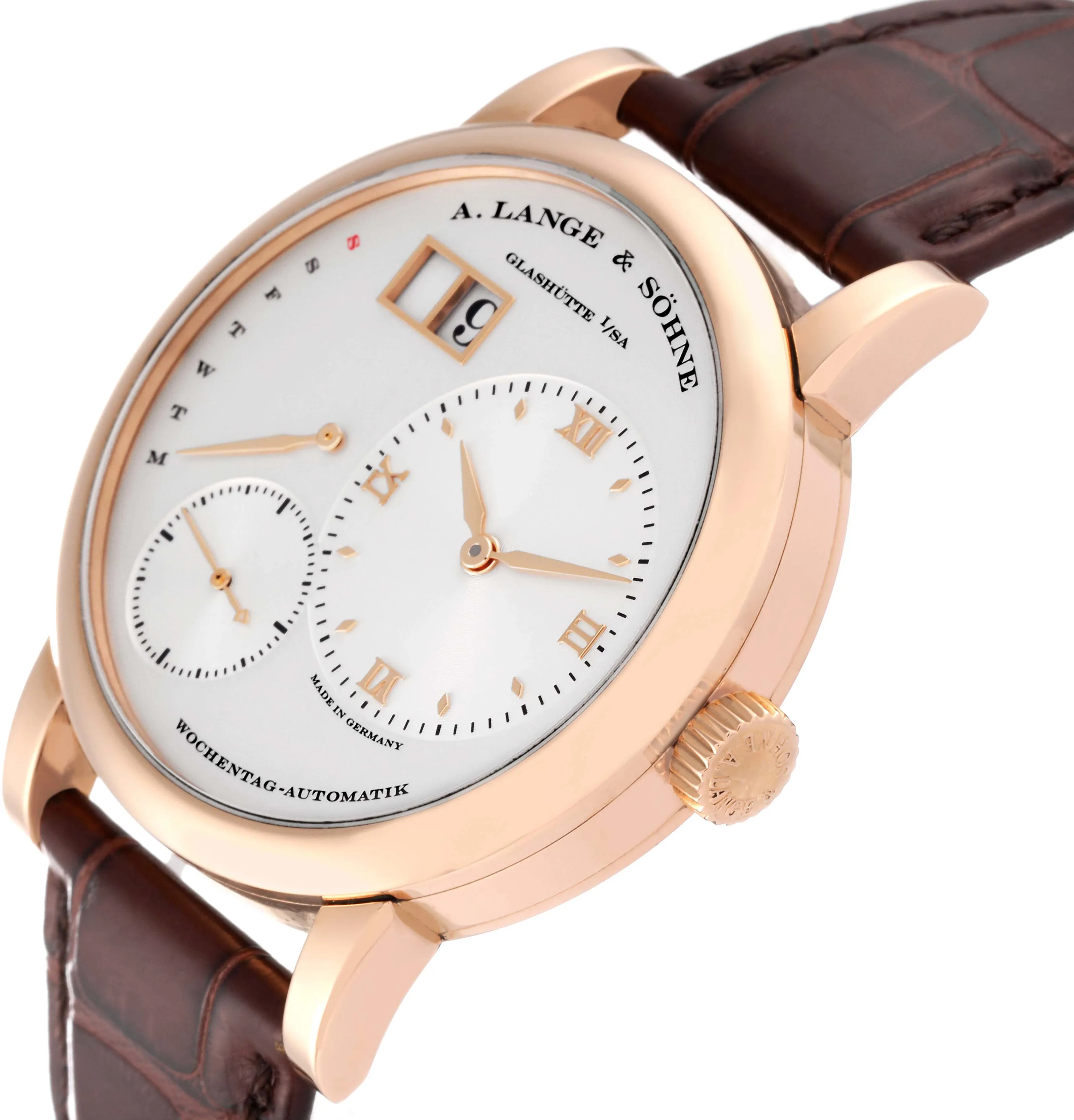 A. Lange & Söhne Lange 1 320.032 39.5mm Rose gold and 18k rose gold Silver 4