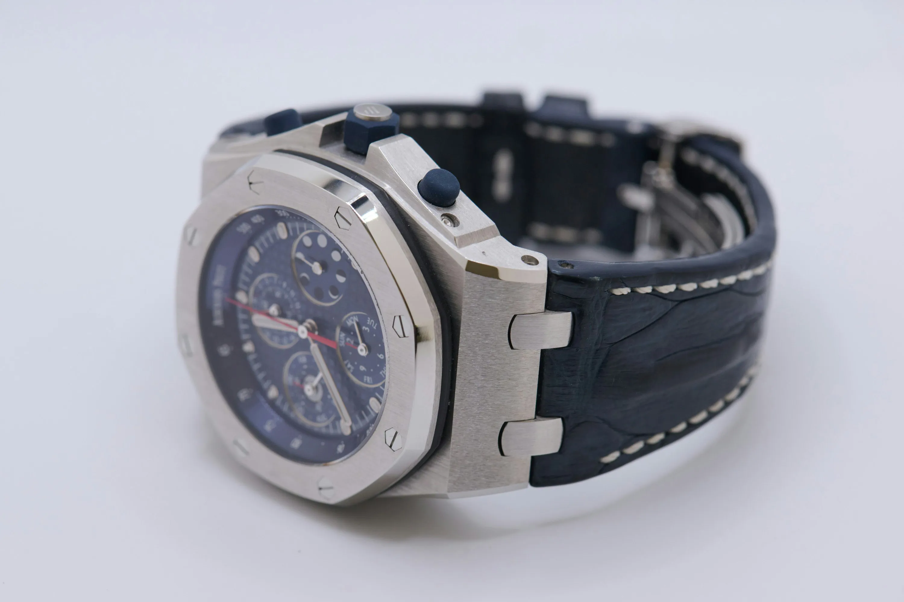 Audemars Piguet Royal Oak Offshore Perpetual Calendar 26209PT.OO.D305CR.01 42mm Platinum Blue 5