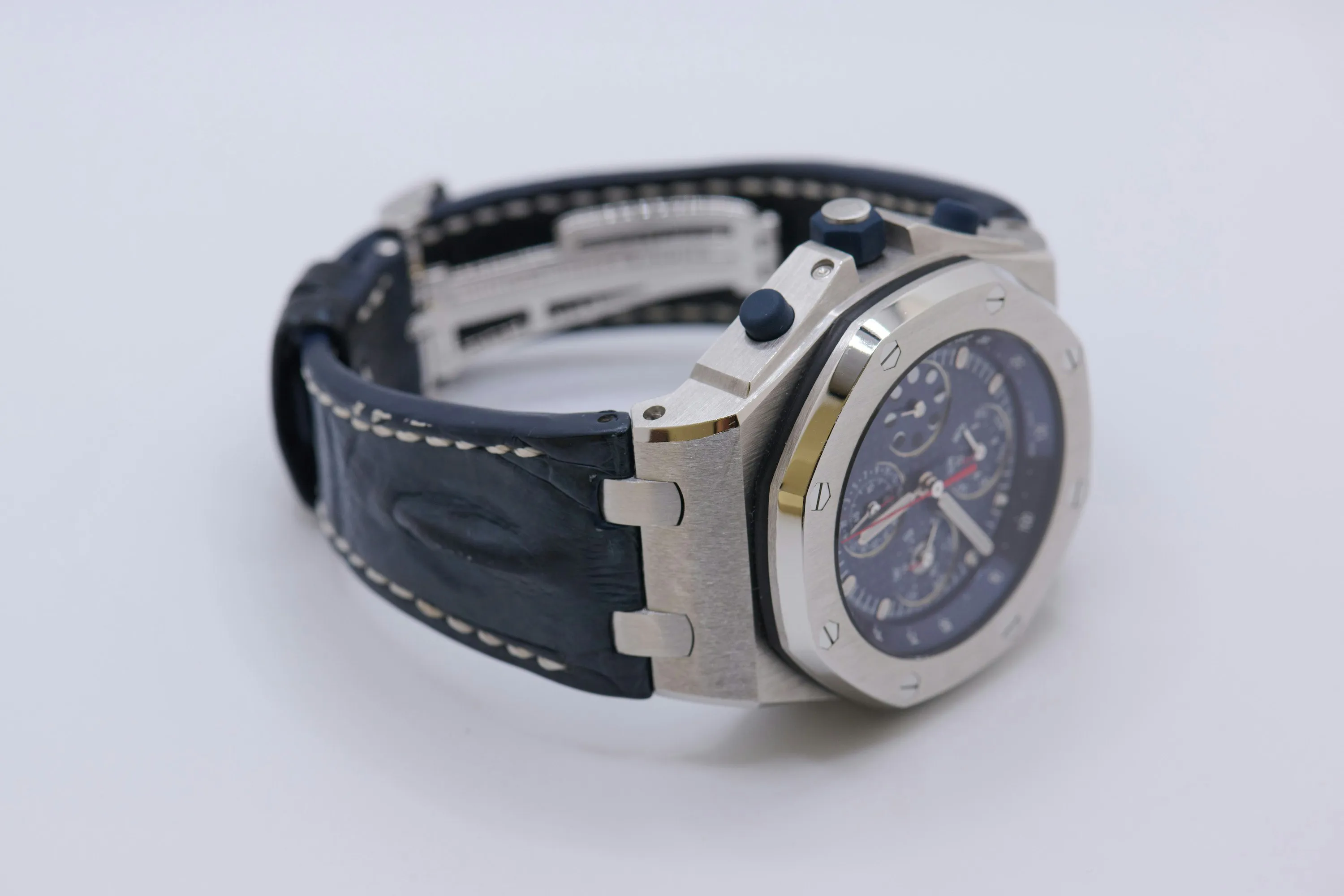 Audemars Piguet Royal Oak Offshore Perpetual Calendar 26209PT.OO.D305CR.01 42mm Platinum Blue 9