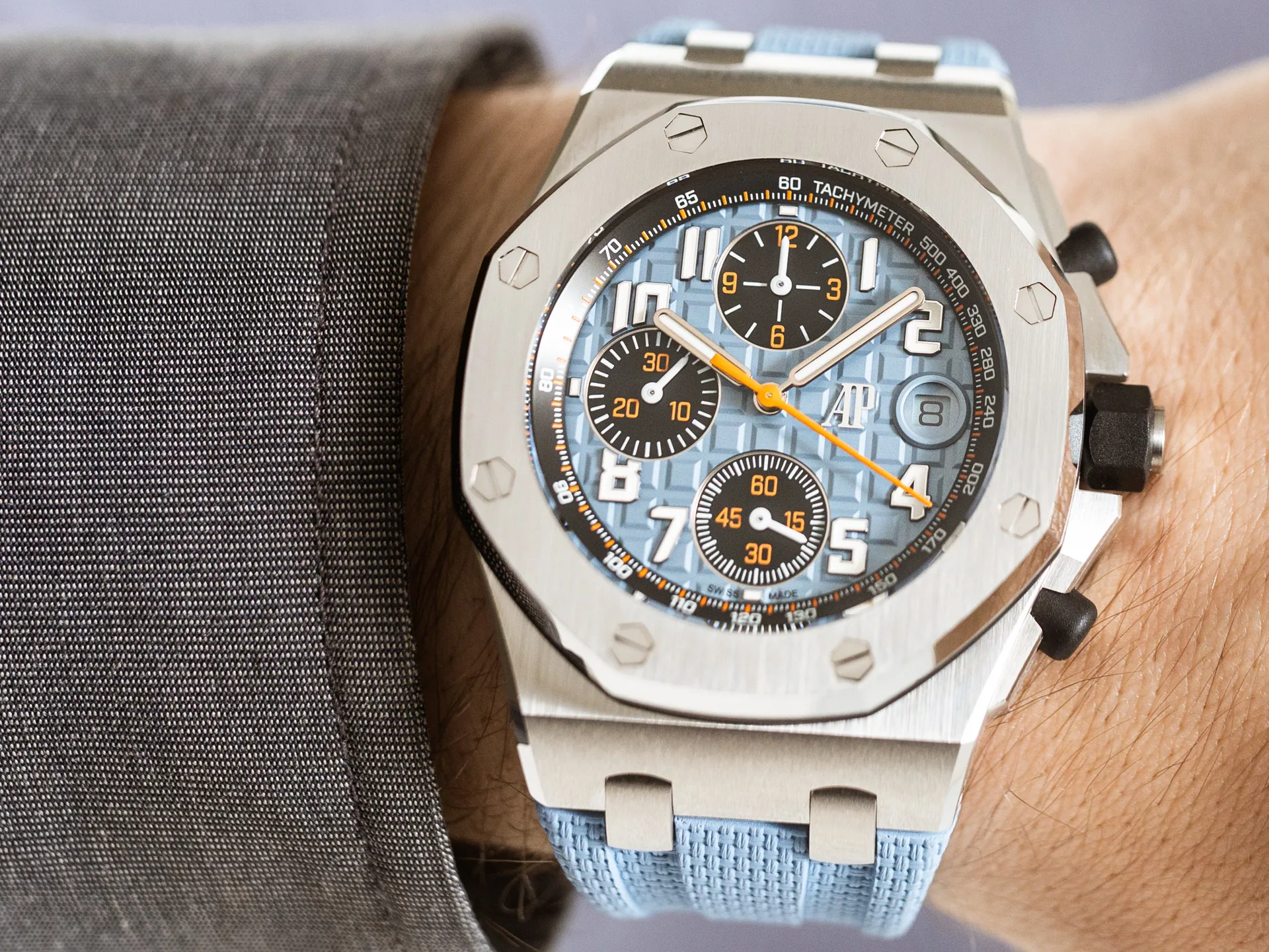 Audemars Piguet Royal Oak Offshore 26238ST.OO.A340CA.01 42mm Stainless steel Blue