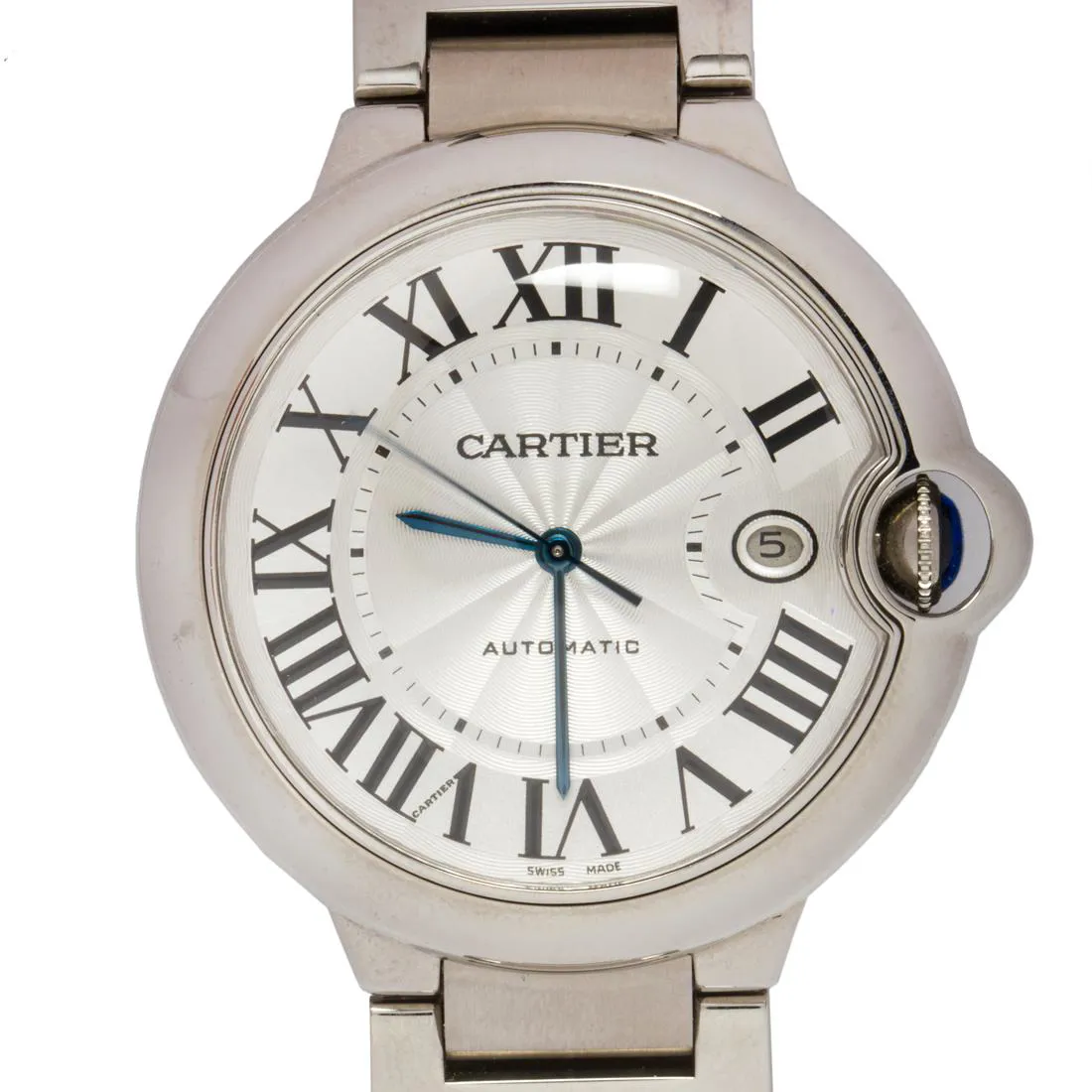 Cartier Ballon Bleu 3001 42mm Stainless steel Silver