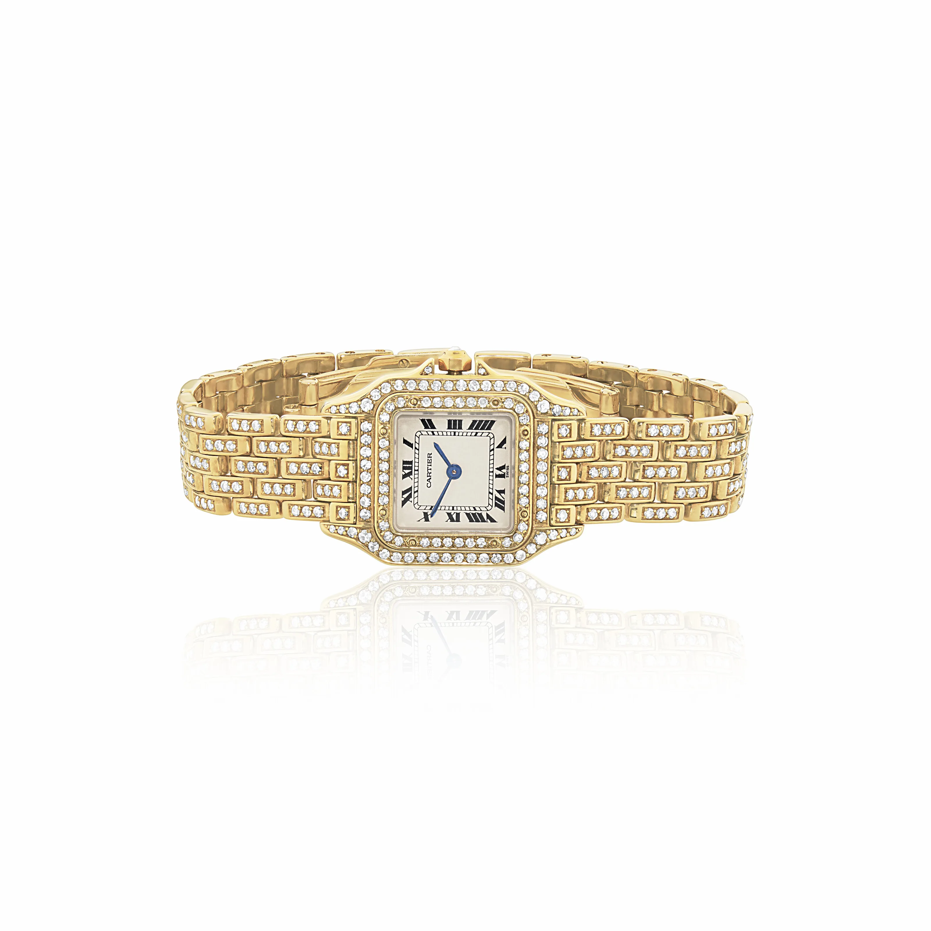 Cartier Panthère 22mm Yellow gold and diamond-set White 4