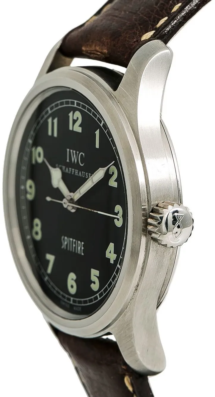 IWC Spitfire IW3253005 38mm Stainless steel Black 1