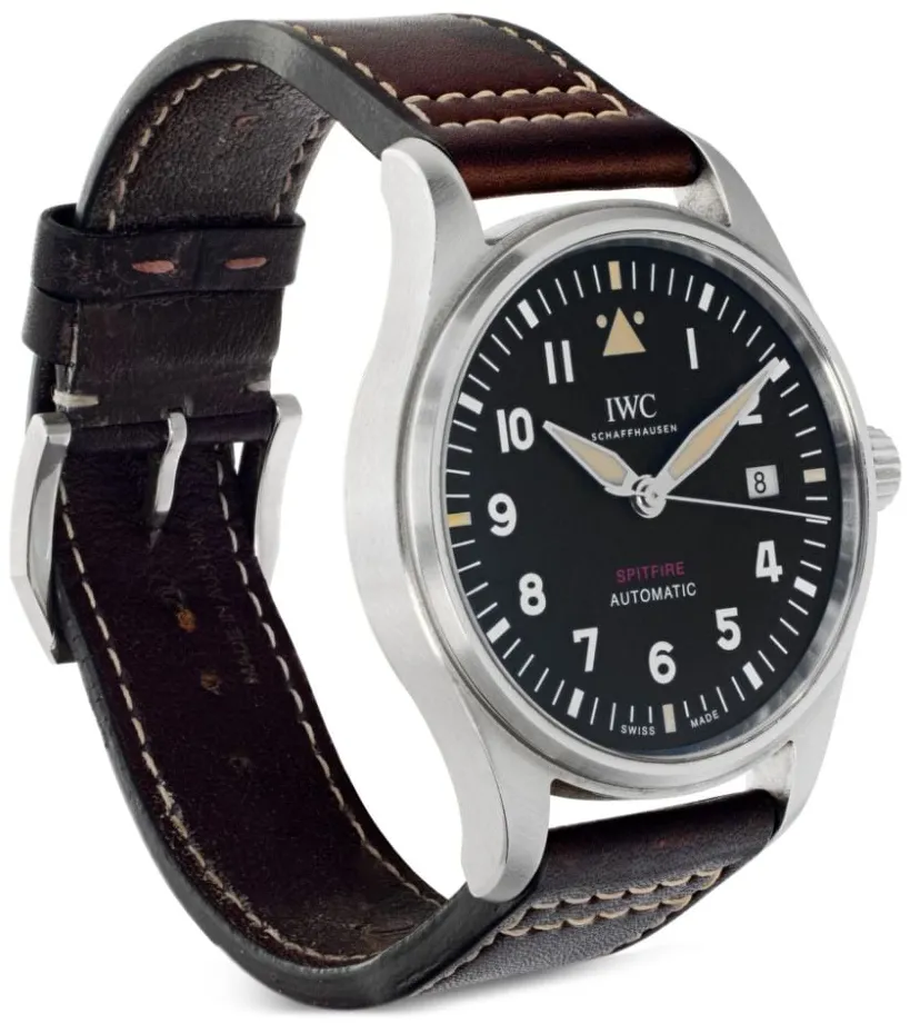 IWC Spitfire IW326801 39mm Stainless steel Black 2