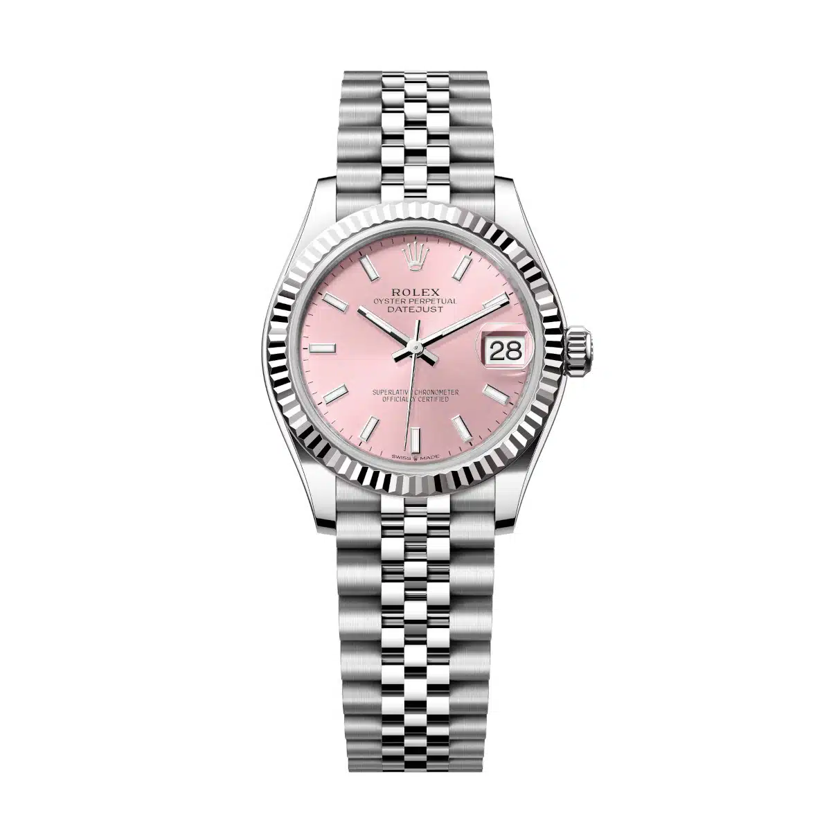 Rolex Datejust 31 278274-0014 31mm White gold and Oystersteel Pink